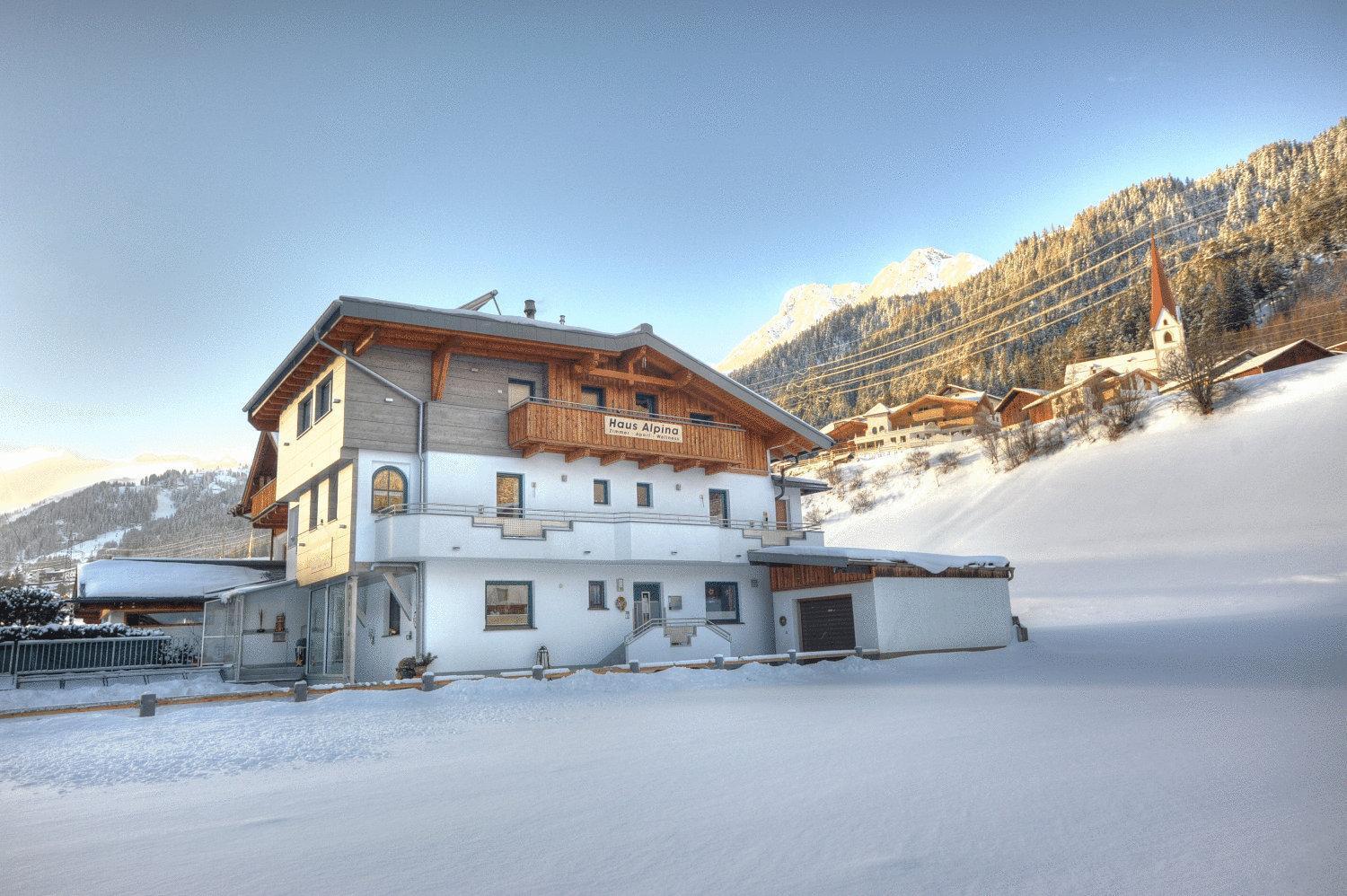 Gaestehaus Alpina Sankt Anton am Arlberg Buitenkant foto